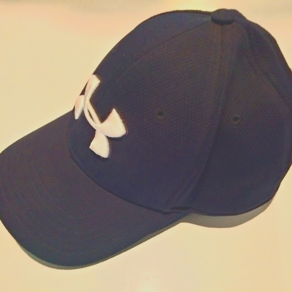 Blue And White Under Armour Blitzing 3.0 L/XL Flex Fit Hat - Picture 1 of 9